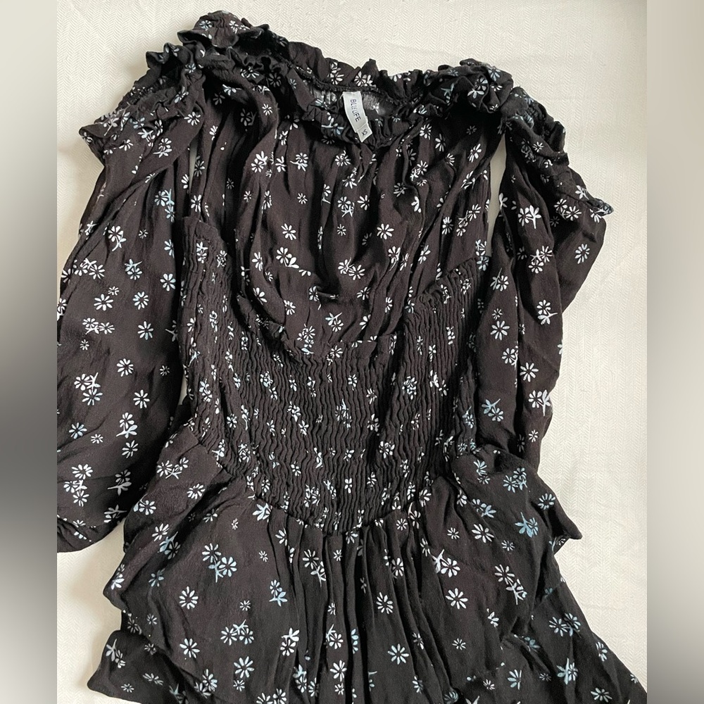 Blue life romper
